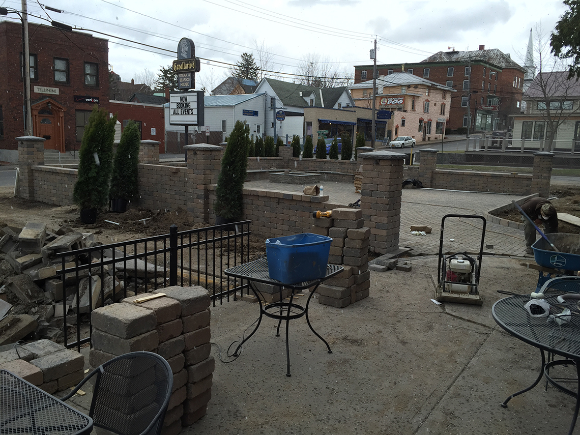 Pavers Finished at the New Cavallario's Patio