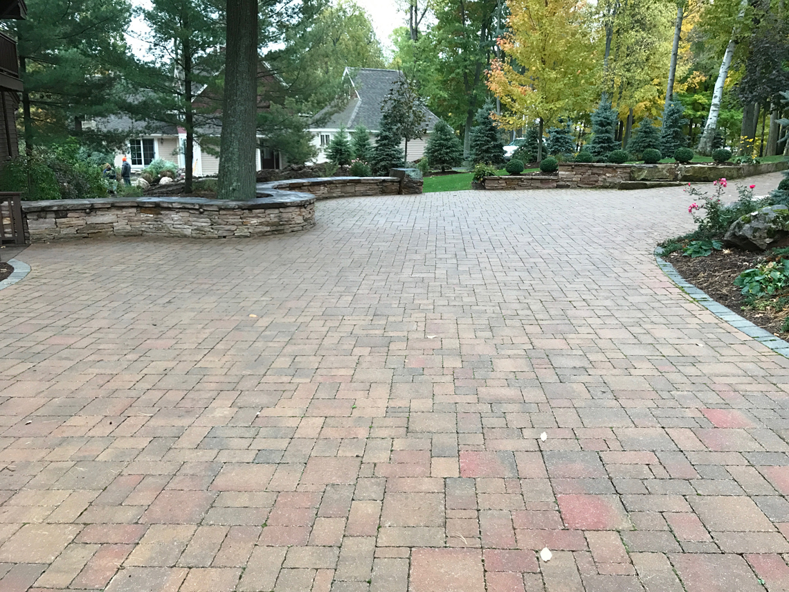 Pavers and Sandstone Walls Complete 1