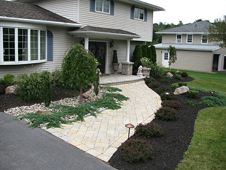 Paver Path and Entry Area