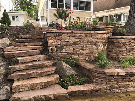 Flagstone Stairs & Stackwalls